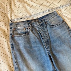 Point Sur High Rise Straight Leg Jeans 100% Cotton